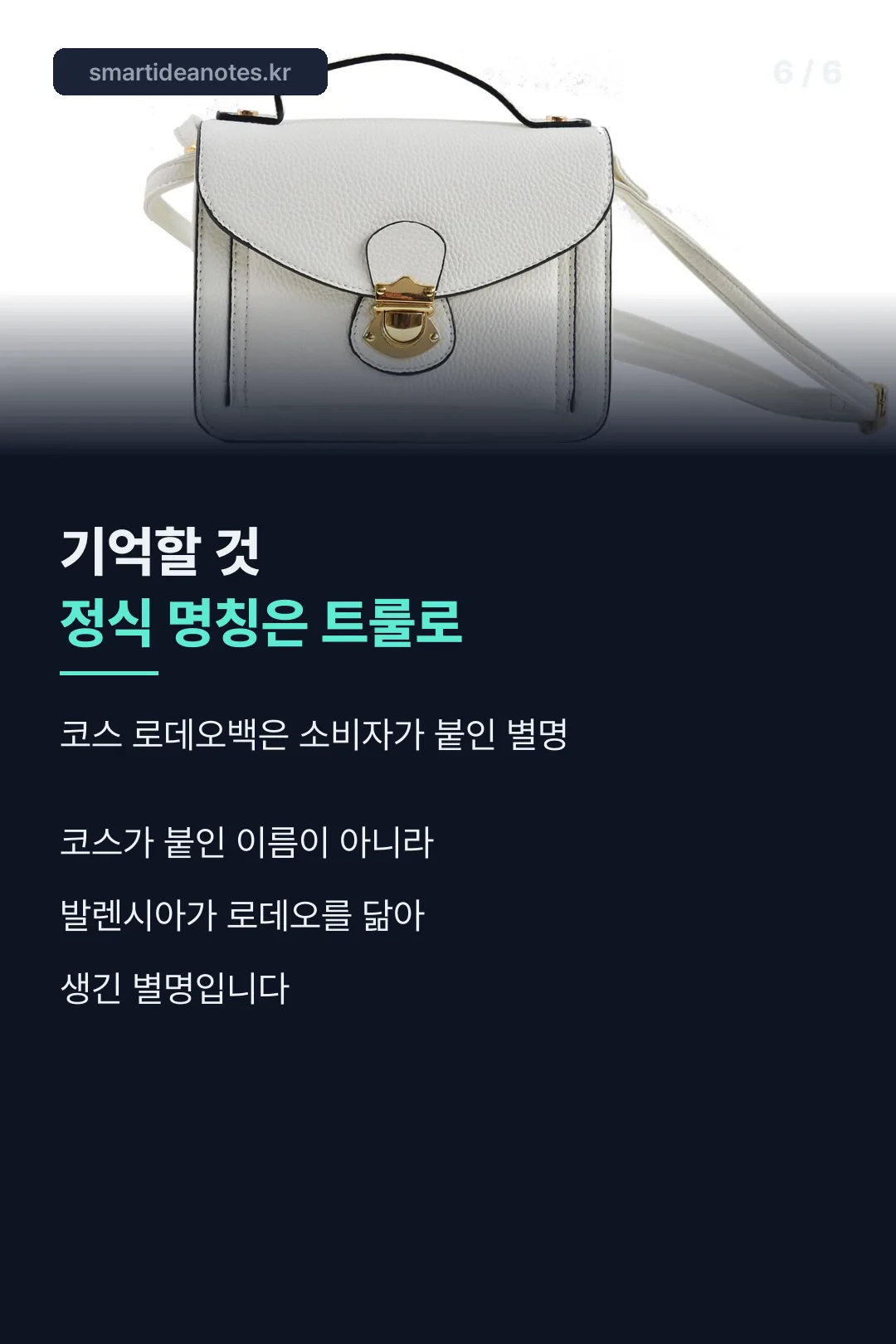 정식 명칭 정리