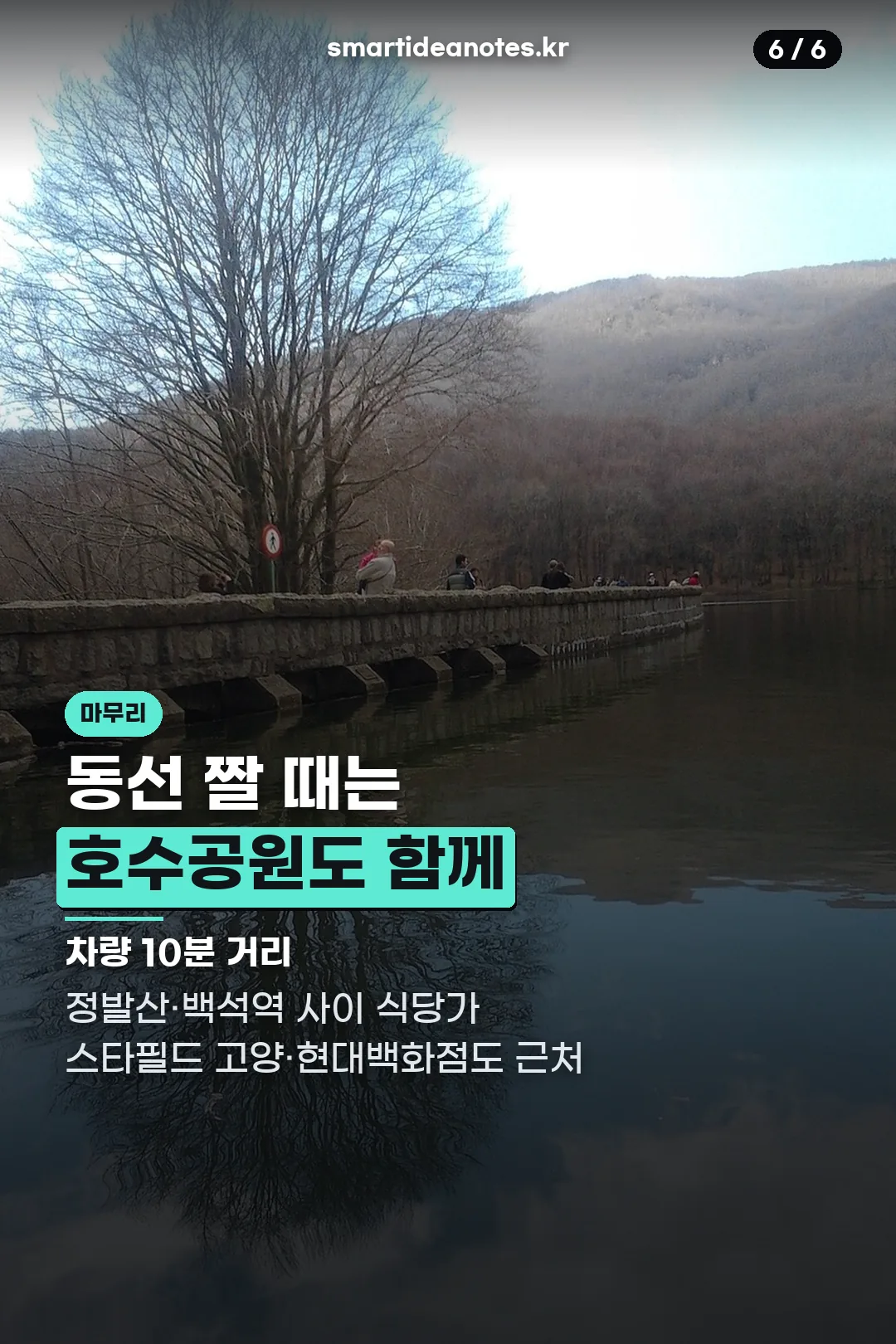 일산호수공원 동선 팁