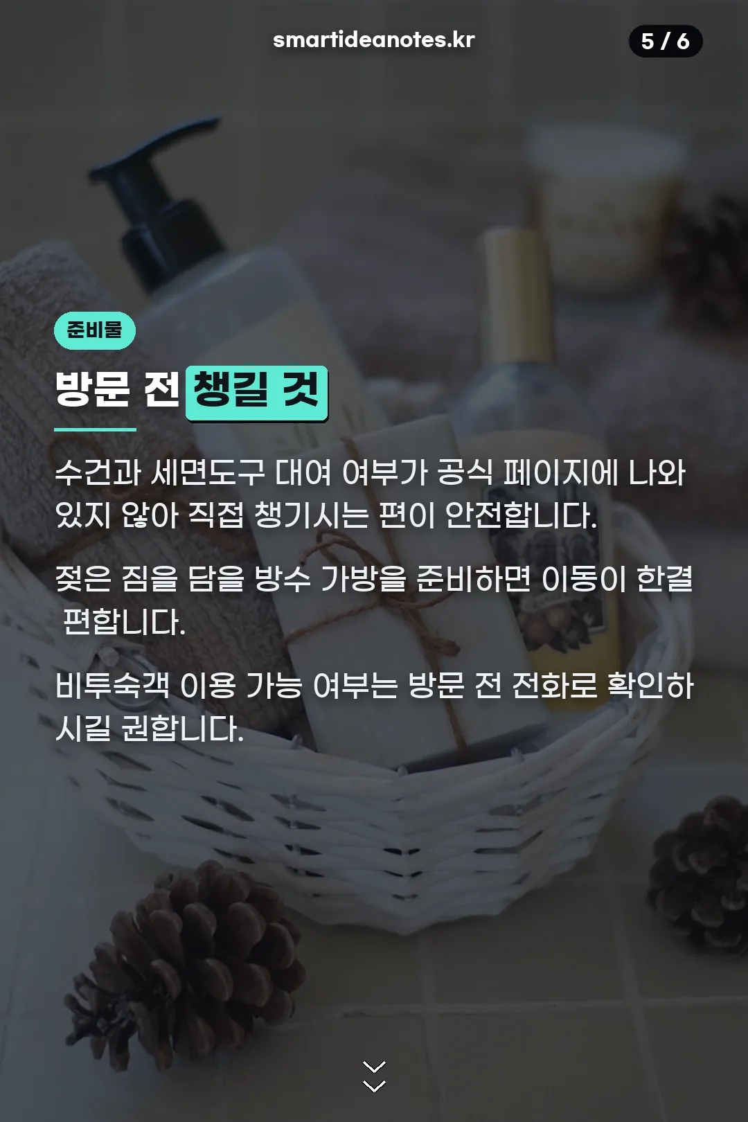 방문 전 준비물