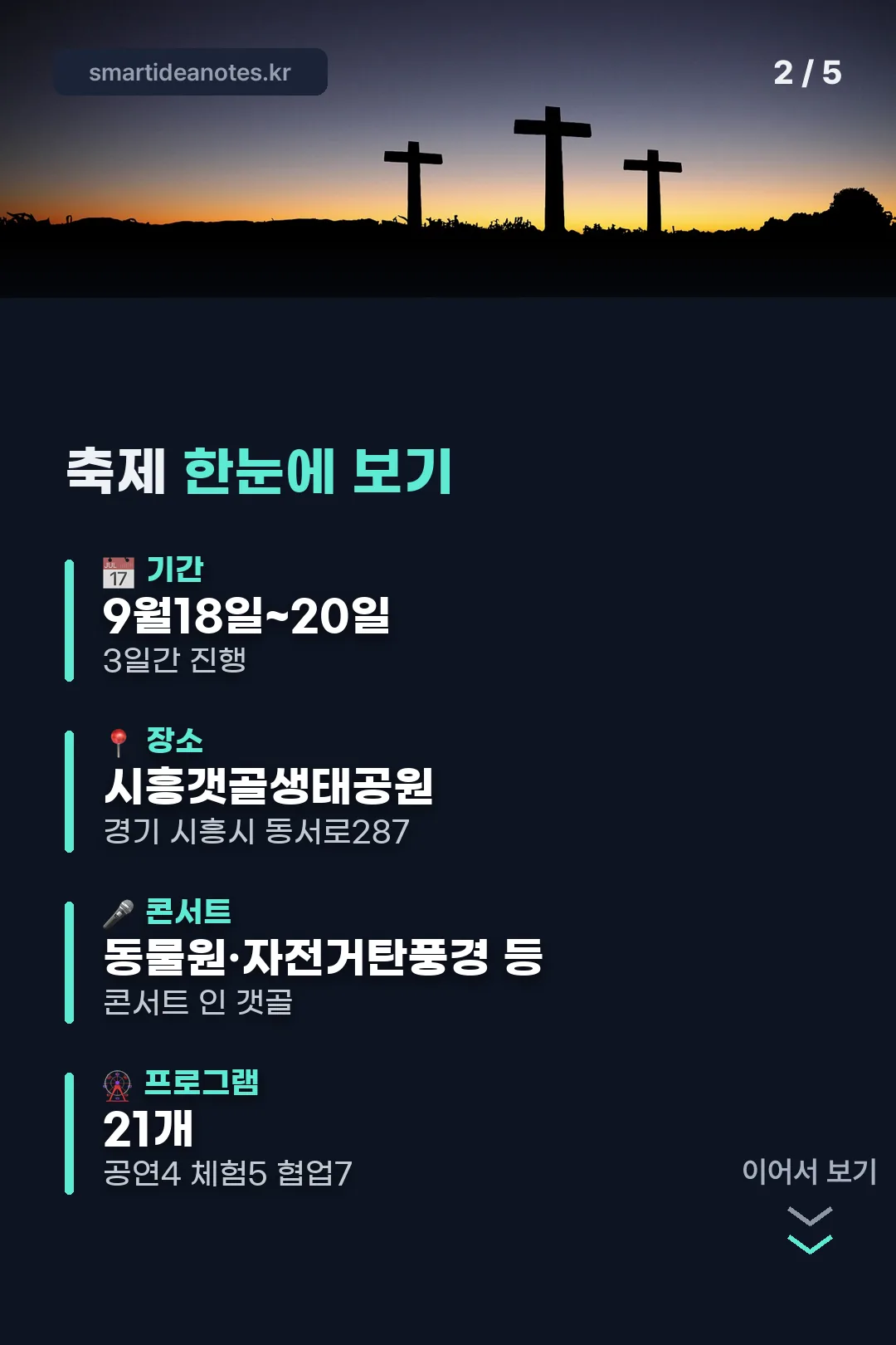 축제 요약 카드