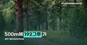 공주 메타세콰이어길, 500m에 서 있는 나무 192그루