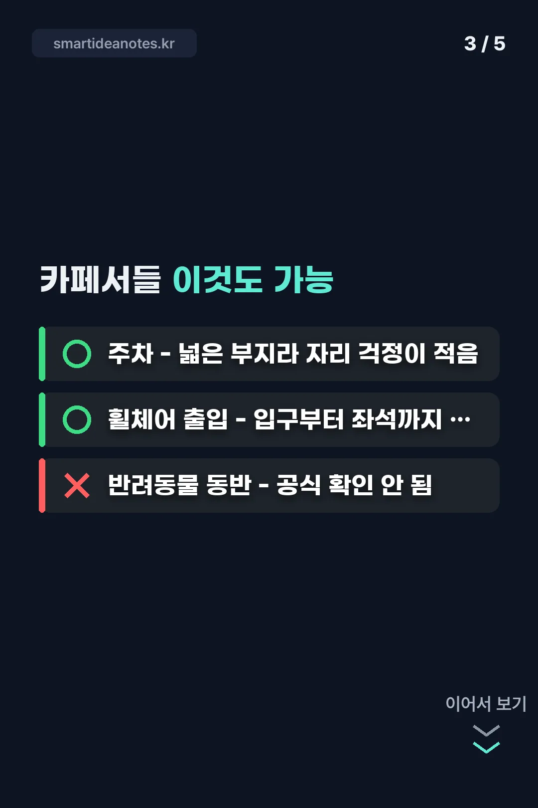 카페서들 이용 팩트
